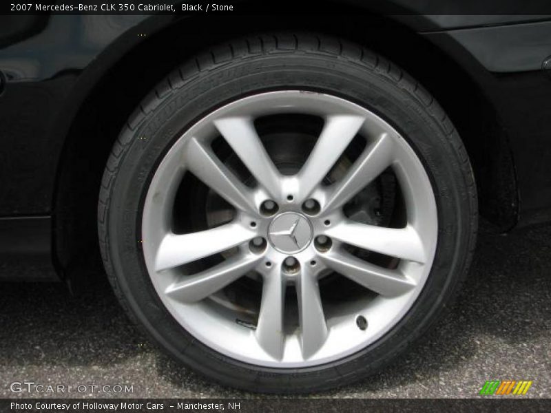 Black / Stone 2007 Mercedes-Benz CLK 350 Cabriolet