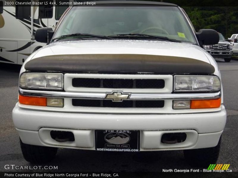 Summit White / Beige 2000 Chevrolet Blazer LS 4x4