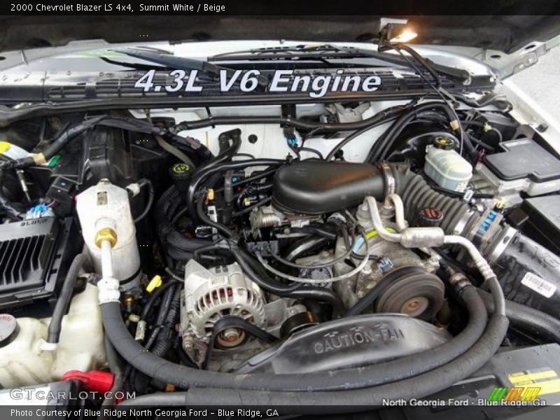 Summit White / Beige 2000 Chevrolet Blazer LS 4x4