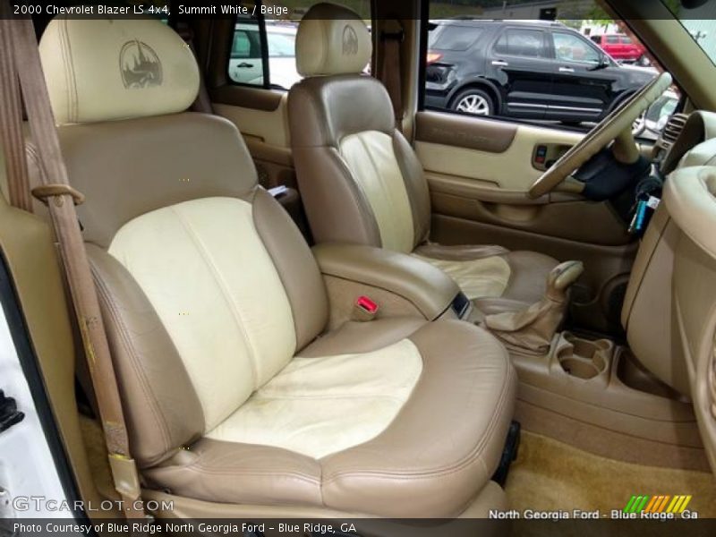 Summit White / Beige 2000 Chevrolet Blazer LS 4x4