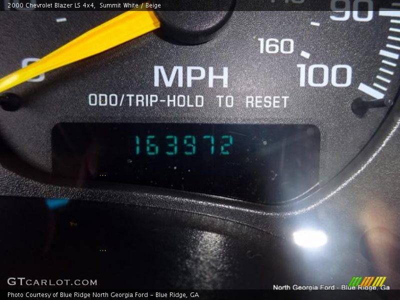 Summit White / Beige 2000 Chevrolet Blazer LS 4x4