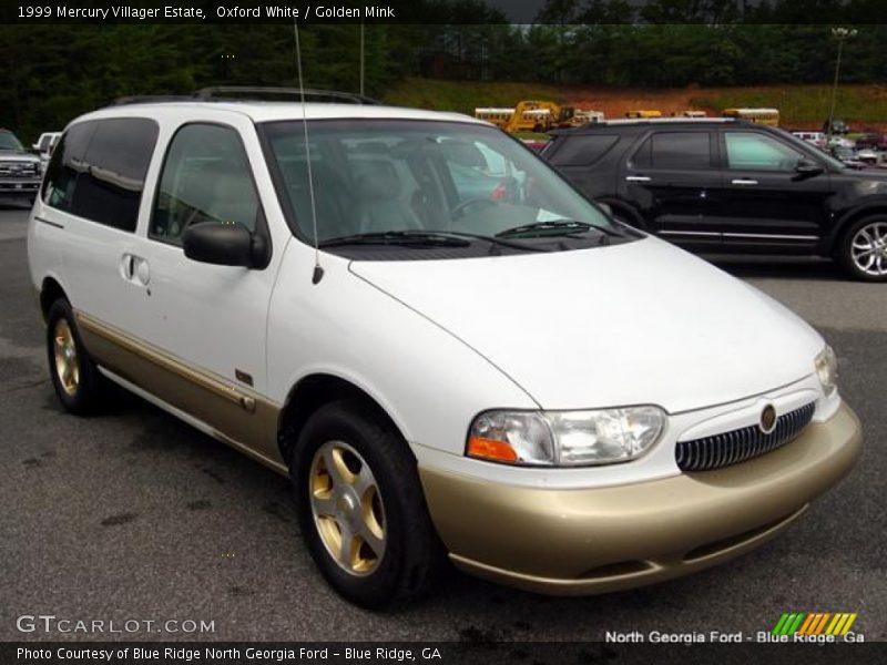 Oxford White / Golden Mink 1999 Mercury Villager Estate