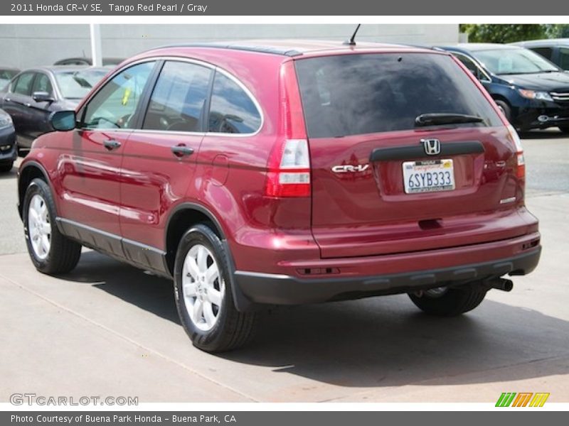 Tango Red Pearl / Gray 2011 Honda CR-V SE