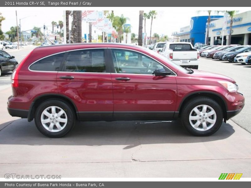 Tango Red Pearl / Gray 2011 Honda CR-V SE
