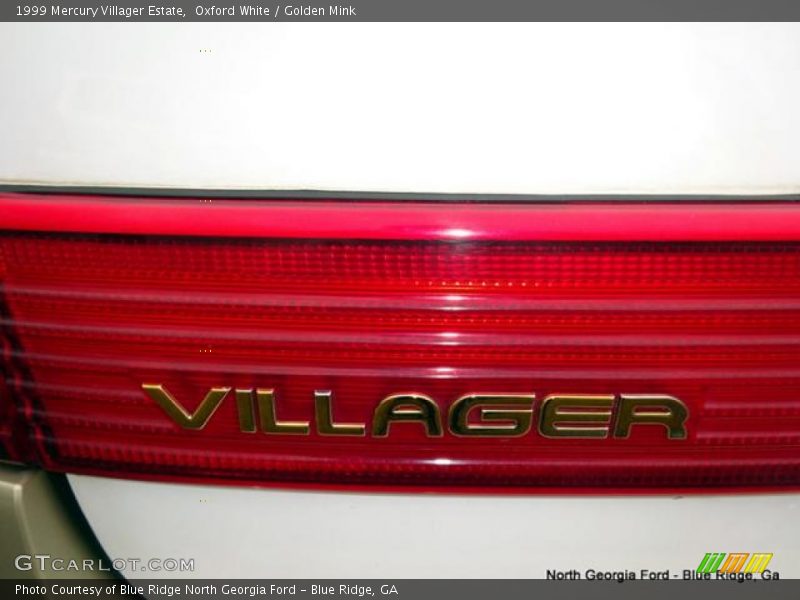 Oxford White / Golden Mink 1999 Mercury Villager Estate