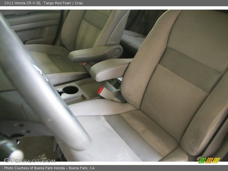 Tango Red Pearl / Gray 2011 Honda CR-V SE