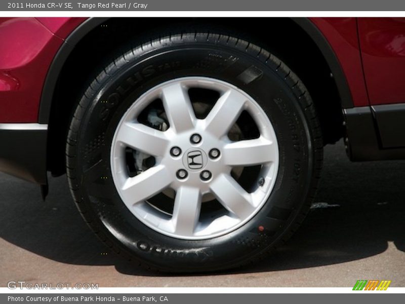 Tango Red Pearl / Gray 2011 Honda CR-V SE