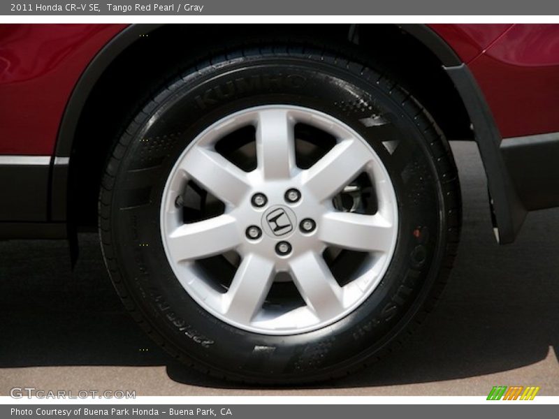 Tango Red Pearl / Gray 2011 Honda CR-V SE
