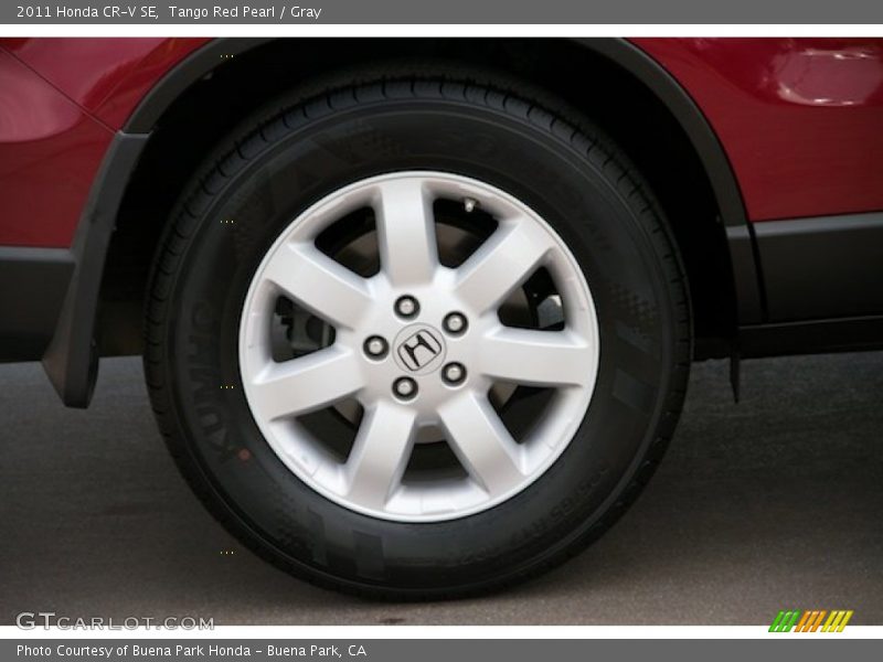 Tango Red Pearl / Gray 2011 Honda CR-V SE