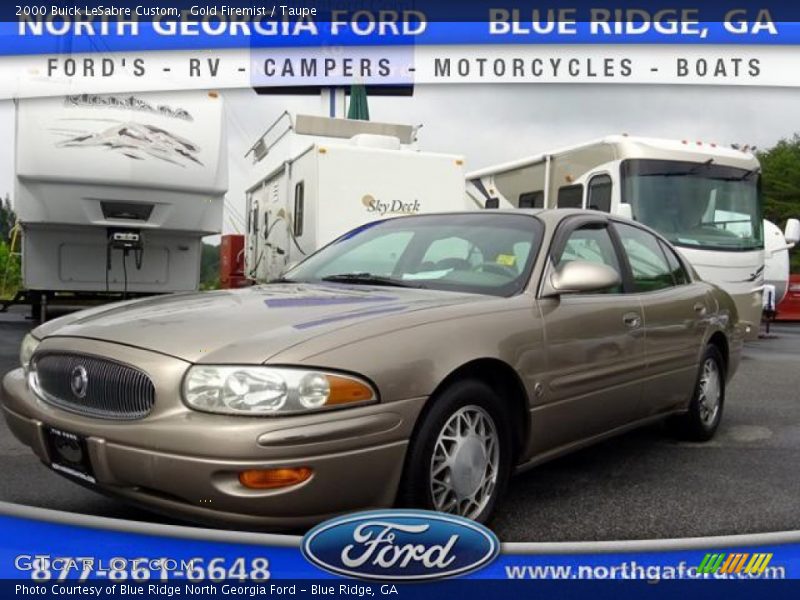 Gold Firemist / Taupe 2000 Buick LeSabre Custom