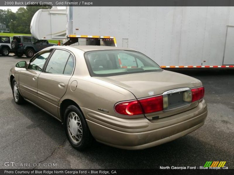 Gold Firemist / Taupe 2000 Buick LeSabre Custom
