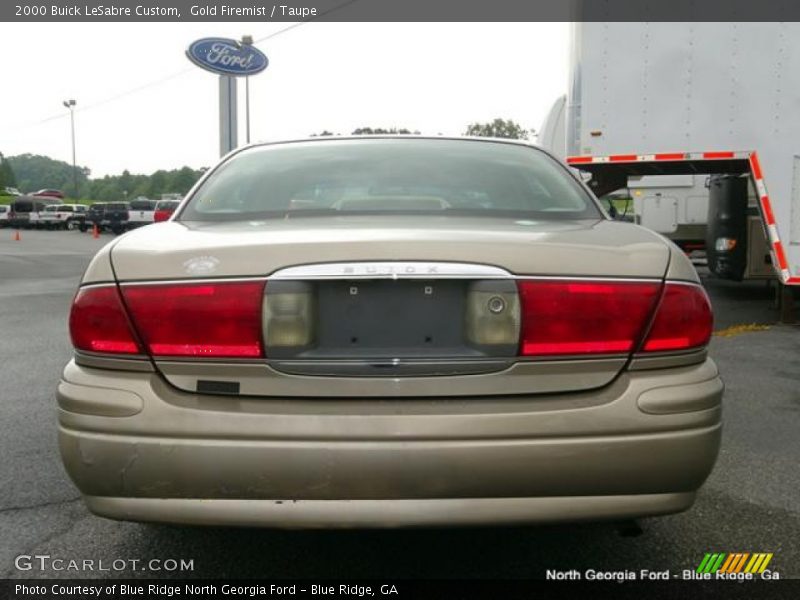 Gold Firemist / Taupe 2000 Buick LeSabre Custom