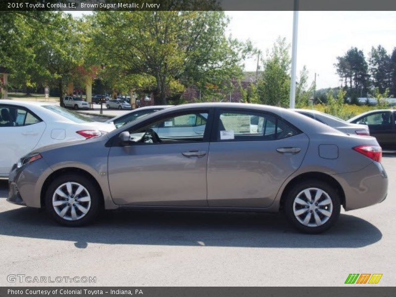  2016 Corolla LE Brown Sugar Metallic