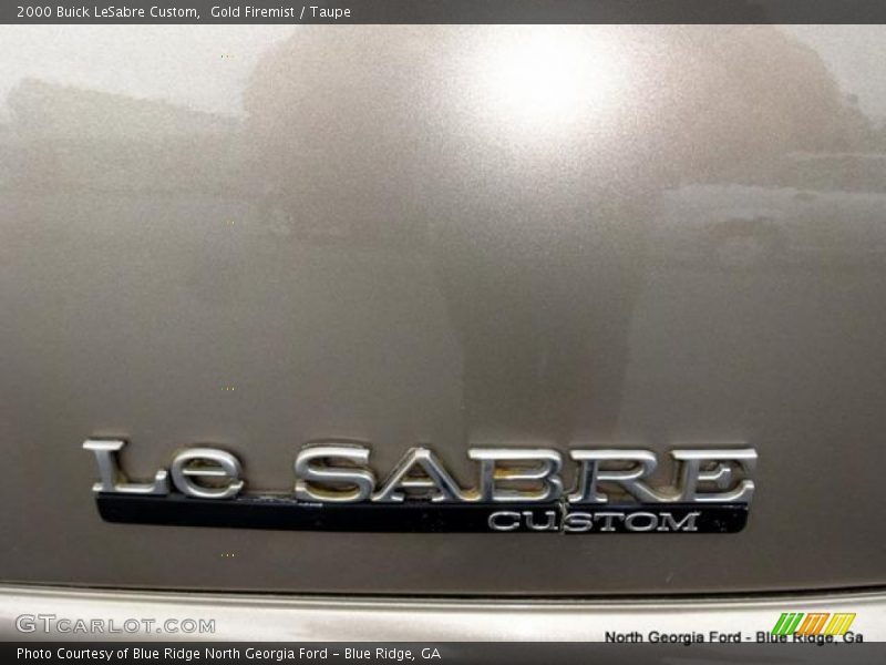 Gold Firemist / Taupe 2000 Buick LeSabre Custom