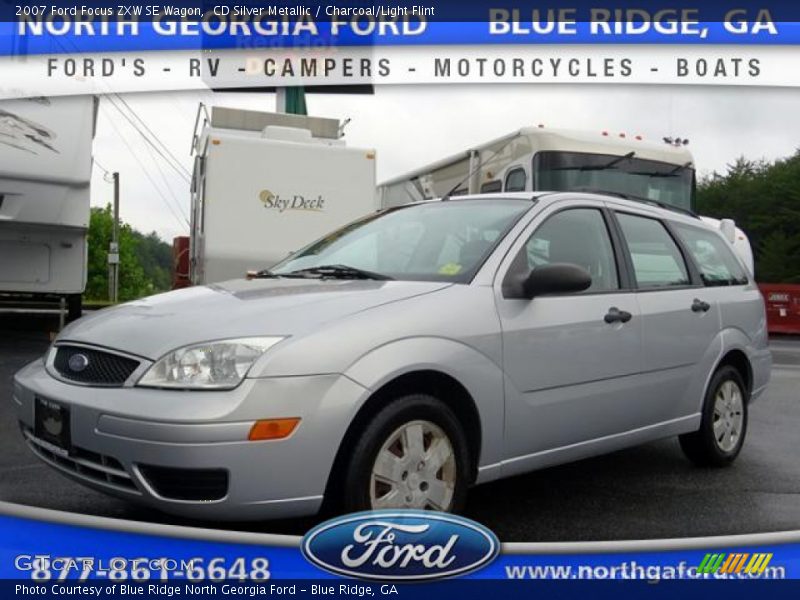 CD Silver Metallic / Charcoal/Light Flint 2007 Ford Focus ZXW SE Wagon