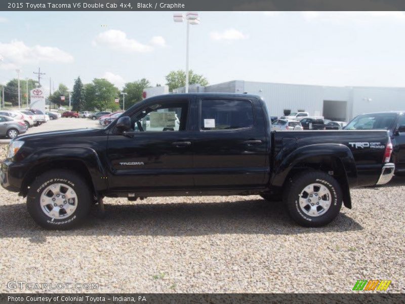 Black / Graphite 2015 Toyota Tacoma V6 Double Cab 4x4