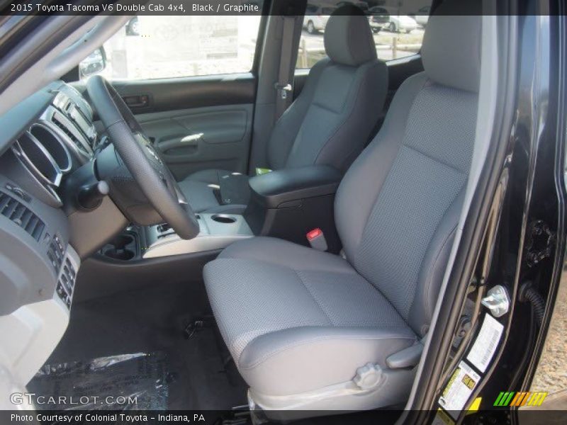 Black / Graphite 2015 Toyota Tacoma V6 Double Cab 4x4