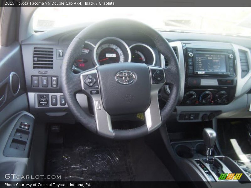 Black / Graphite 2015 Toyota Tacoma V6 Double Cab 4x4