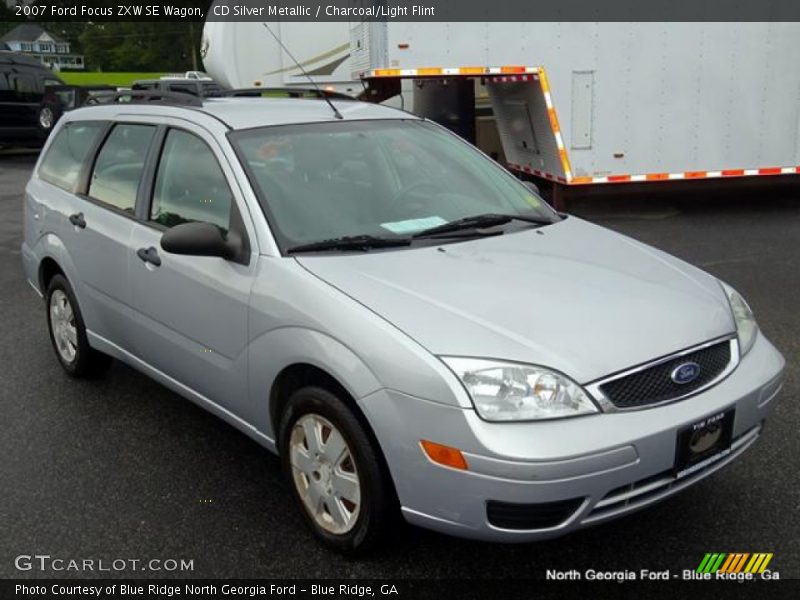 CD Silver Metallic / Charcoal/Light Flint 2007 Ford Focus ZXW SE Wagon