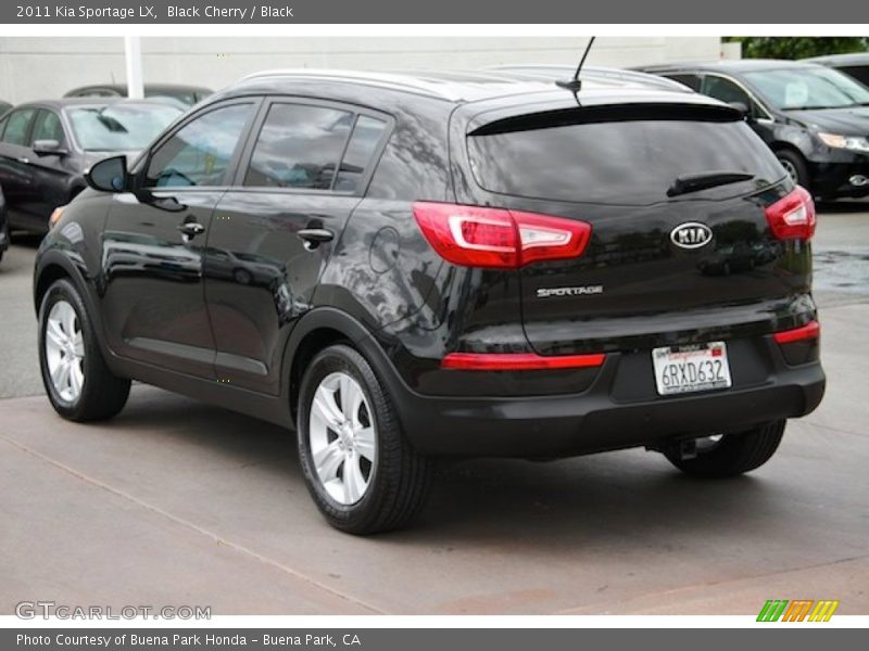 Black Cherry / Black 2011 Kia Sportage LX