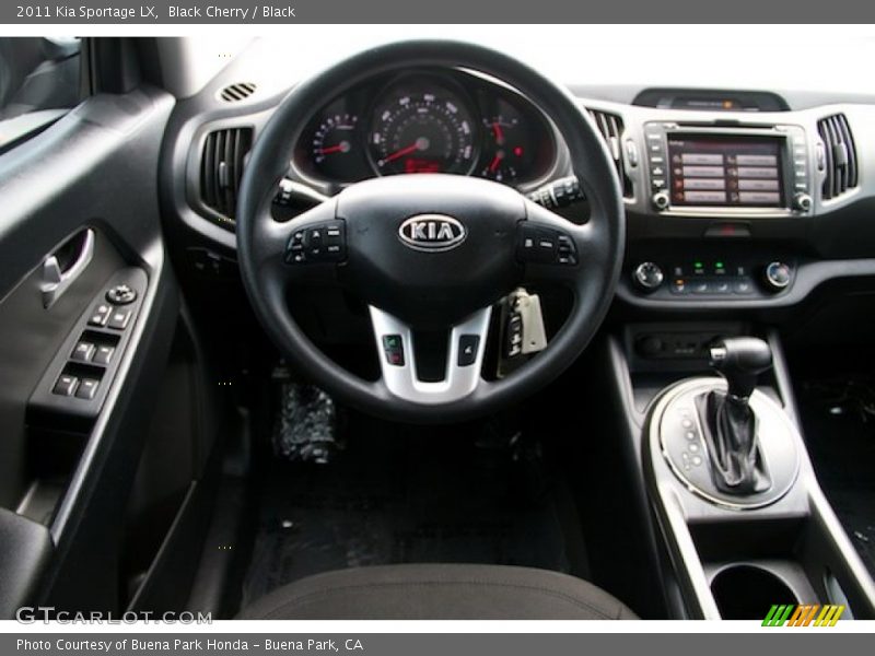 Black Cherry / Black 2011 Kia Sportage LX