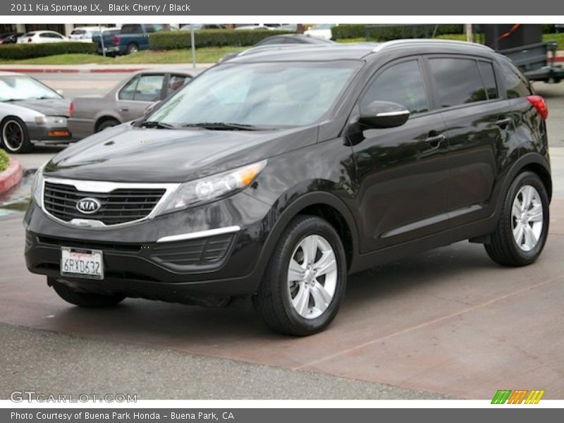 Black Cherry / Black 2011 Kia Sportage LX