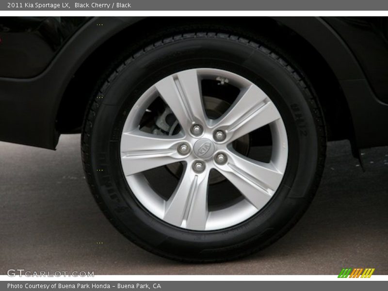 Black Cherry / Black 2011 Kia Sportage LX