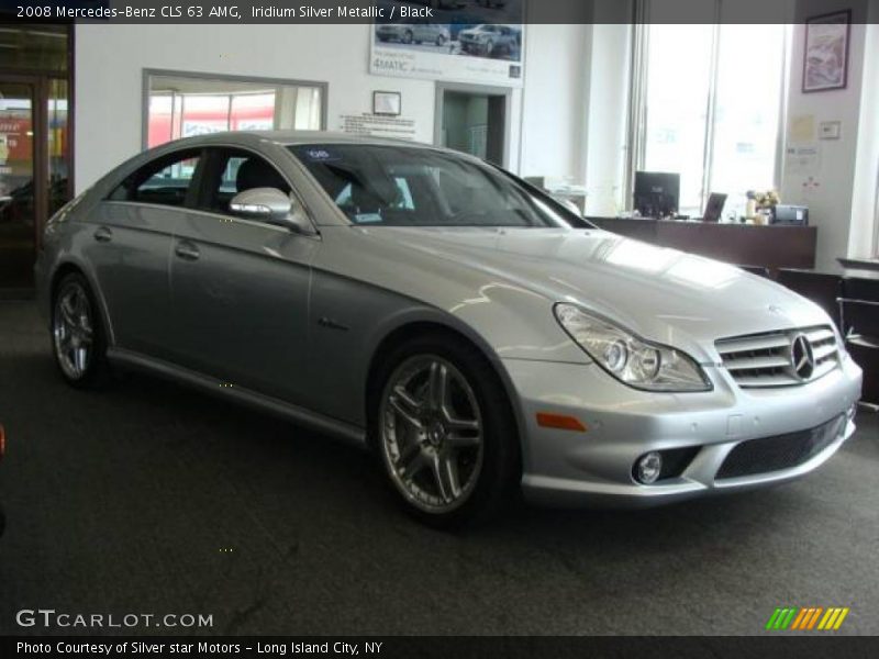 Iridium Silver Metallic / Black 2008 Mercedes-Benz CLS 63 AMG