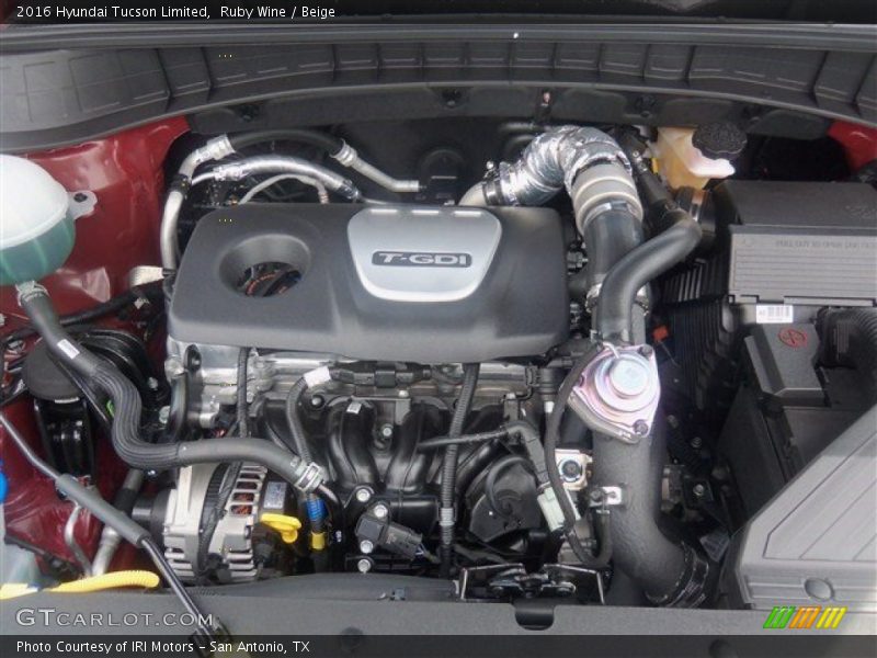  2016 Tucson Limited Engine - 1.6 Liter GDI Turbocharged DOHC 16-Valve D-CVVT 4 Cylinder