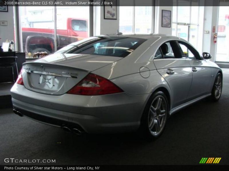 Iridium Silver Metallic / Black 2008 Mercedes-Benz CLS 63 AMG