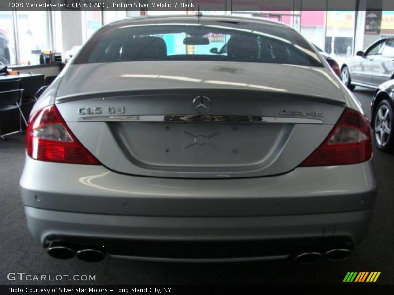 Iridium Silver Metallic / Black 2008 Mercedes-Benz CLS 63 AMG