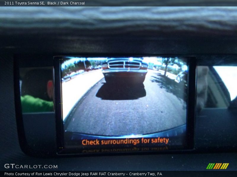 Black / Dark Charcoal 2011 Toyota Sienna SE