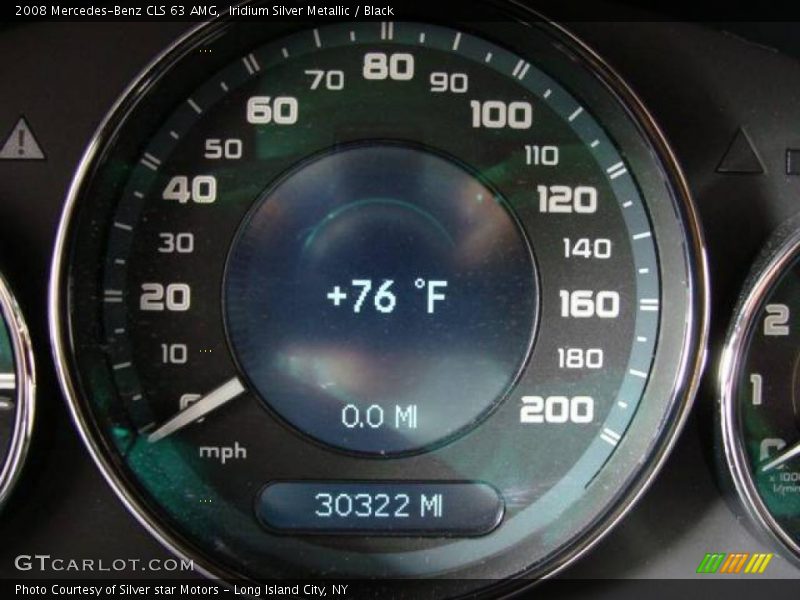Iridium Silver Metallic / Black 2008 Mercedes-Benz CLS 63 AMG