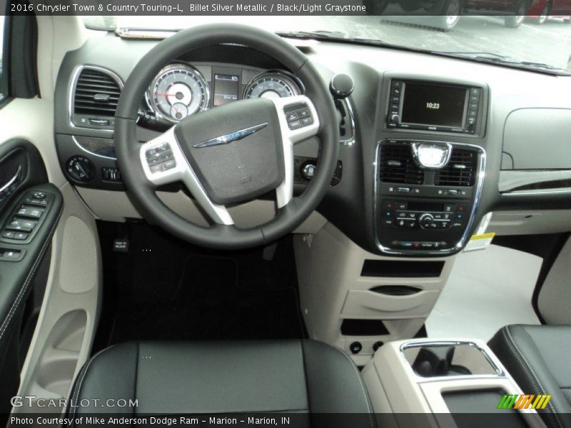 Billet Silver Metallic / Black/Light Graystone 2016 Chrysler Town & Country Touring-L