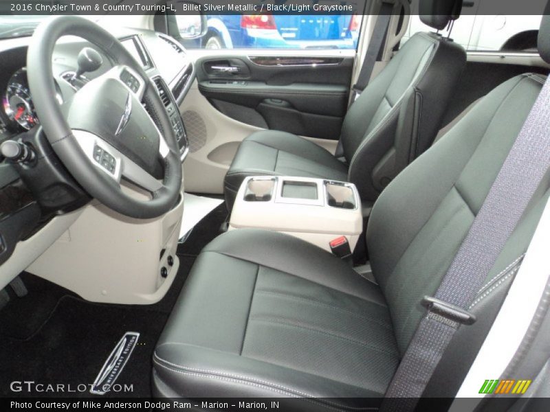 Billet Silver Metallic / Black/Light Graystone 2016 Chrysler Town & Country Touring-L