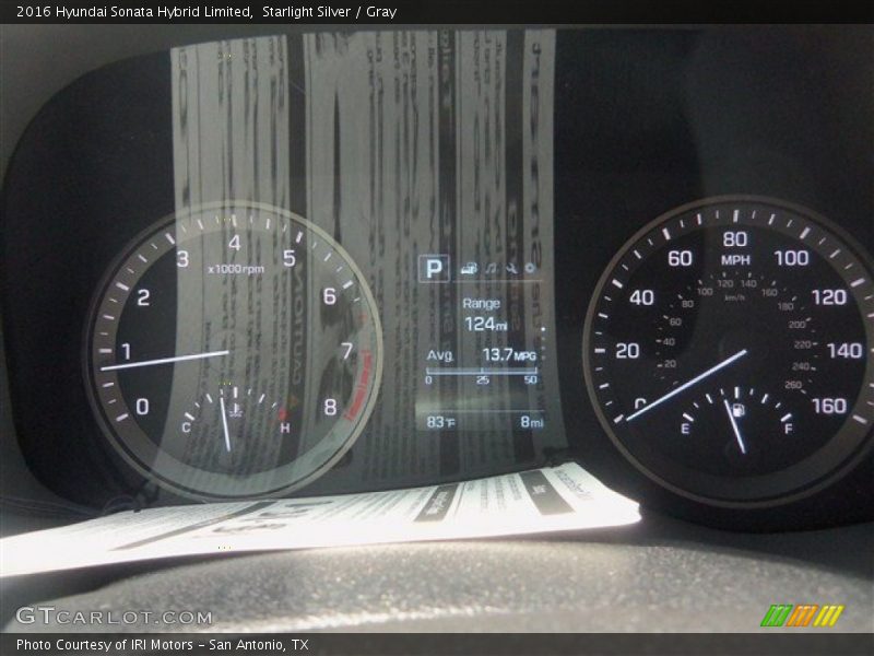 Starlight Silver / Gray 2016 Hyundai Sonata Hybrid Limited