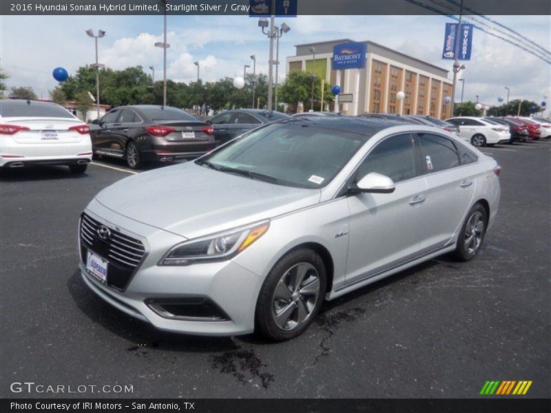 Starlight Silver / Gray 2016 Hyundai Sonata Hybrid Limited