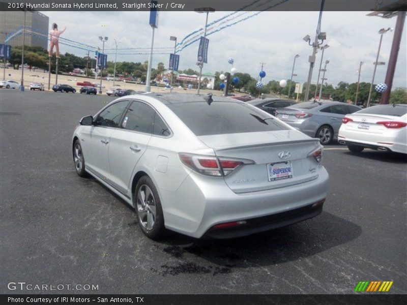 Starlight Silver / Gray 2016 Hyundai Sonata Hybrid Limited