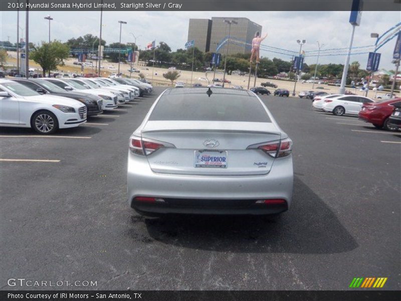 Starlight Silver / Gray 2016 Hyundai Sonata Hybrid Limited