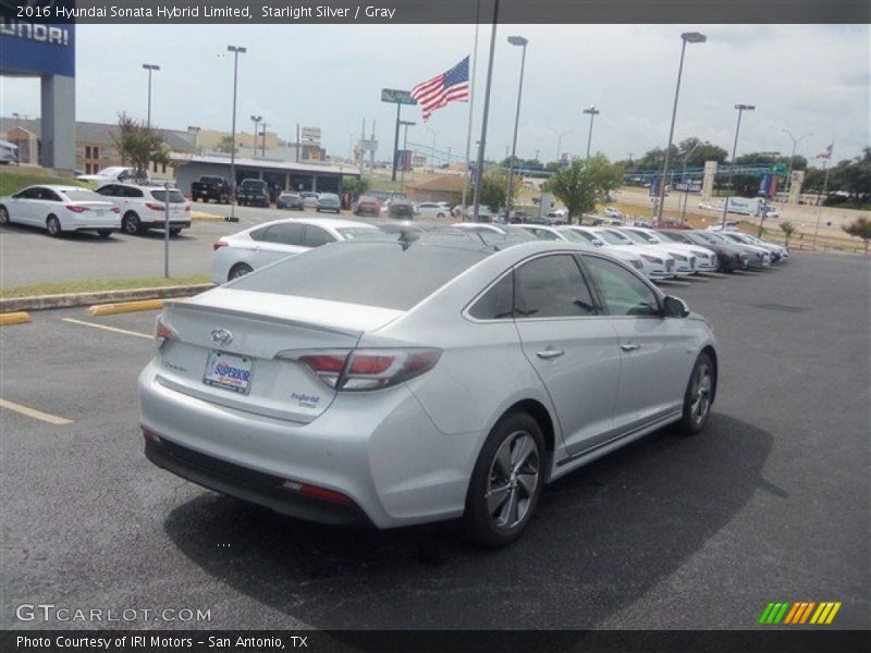 Starlight Silver / Gray 2016 Hyundai Sonata Hybrid Limited