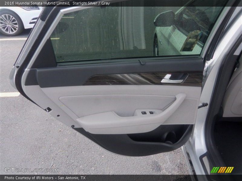 Starlight Silver / Gray 2016 Hyundai Sonata Hybrid Limited