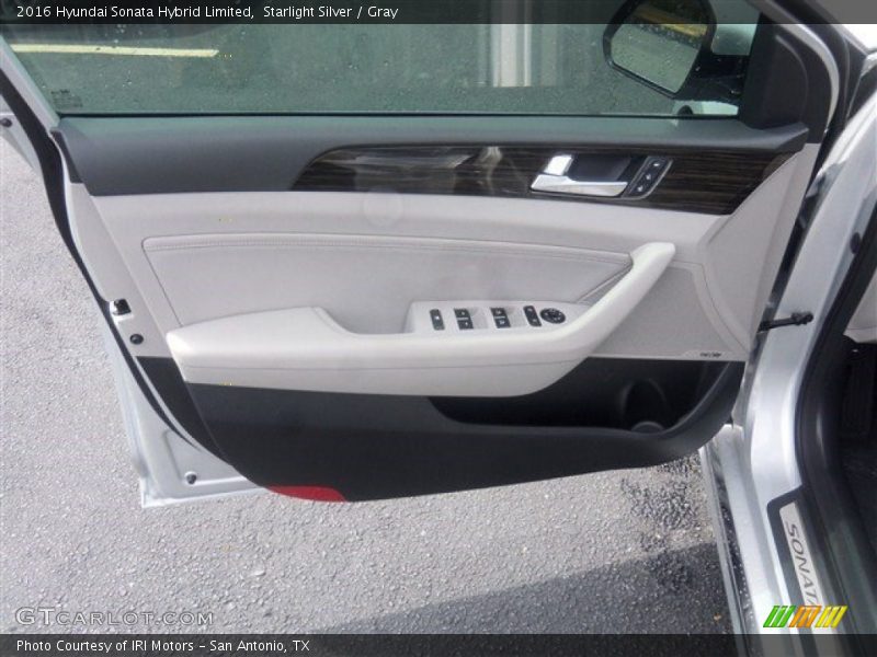 Starlight Silver / Gray 2016 Hyundai Sonata Hybrid Limited