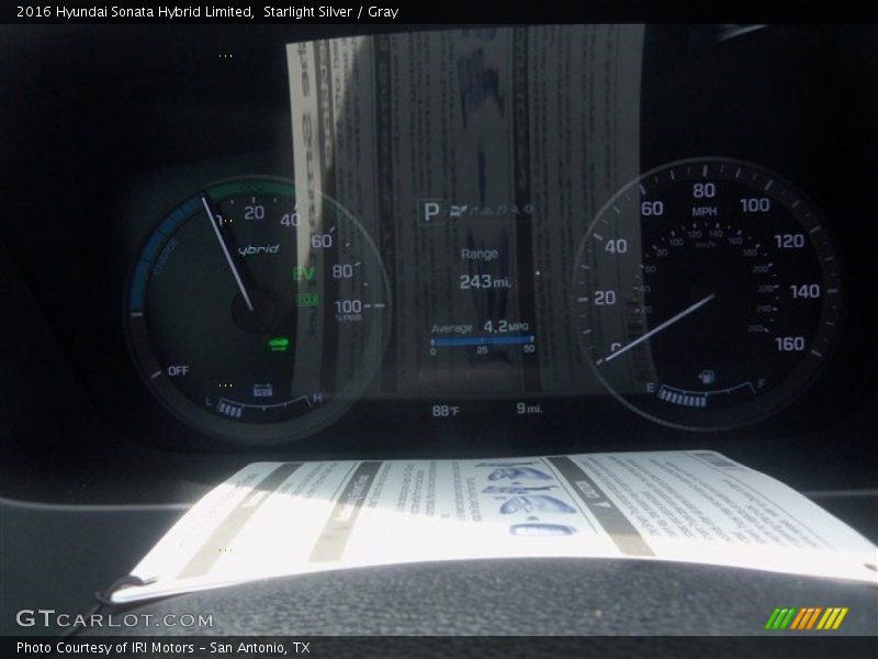 Starlight Silver / Gray 2016 Hyundai Sonata Hybrid Limited