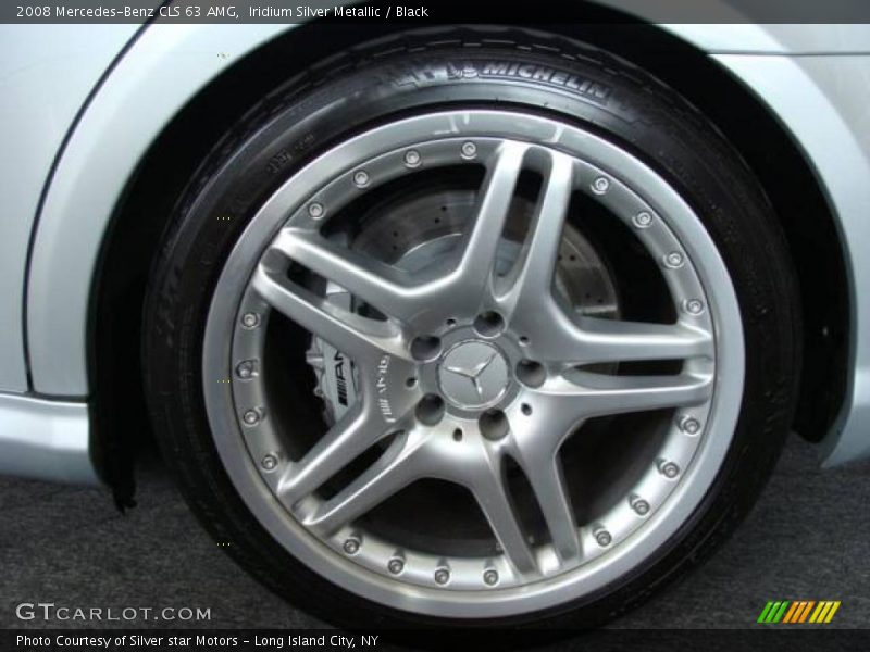 Iridium Silver Metallic / Black 2008 Mercedes-Benz CLS 63 AMG