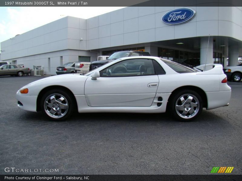 White Pearl / Tan 1997 Mitsubishi 3000GT SL