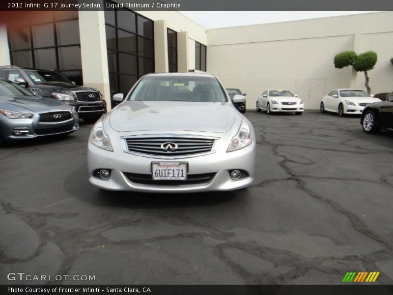 Liquid Platinum / Graphite 2012 Infiniti G 37 Journey Sedan