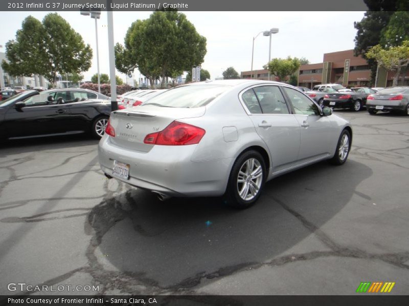 Liquid Platinum / Graphite 2012 Infiniti G 37 Journey Sedan