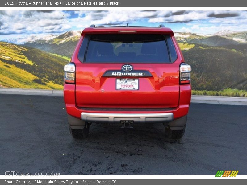 Barcelona Red Metallic / Black 2015 Toyota 4Runner Trail 4x4