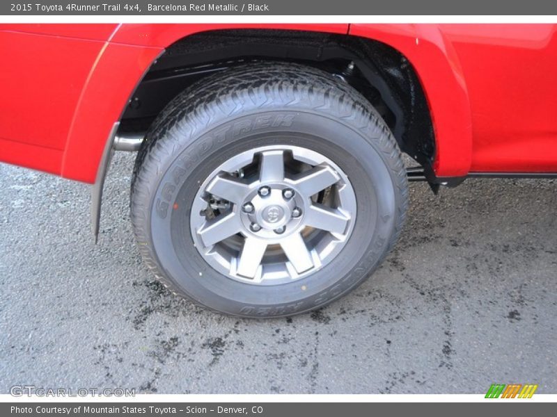 Barcelona Red Metallic / Black 2015 Toyota 4Runner Trail 4x4