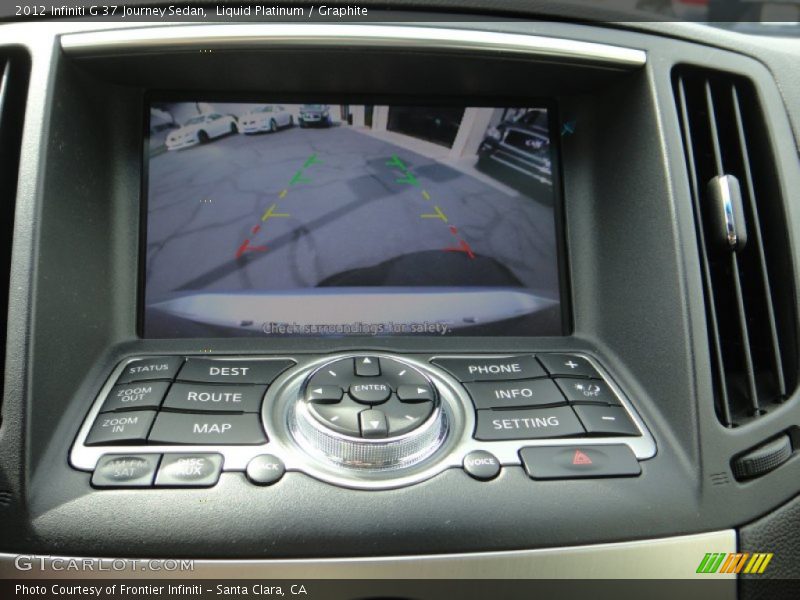 Liquid Platinum / Graphite 2012 Infiniti G 37 Journey Sedan